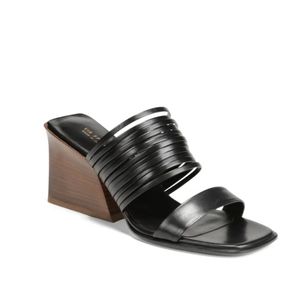 Via Spiga Mariam Sculptural Heel Block Sandal NWB